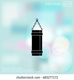 Punching bag icon