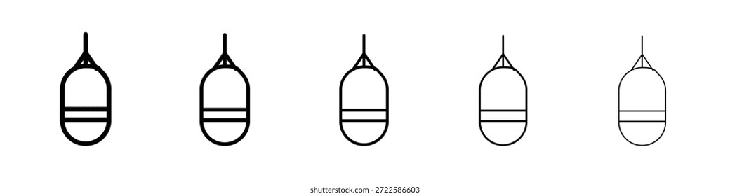 Saco de perfuração ícone design, logotipo, aplicativo, UI. Ilustração vetorial, EPS