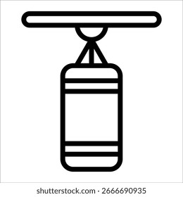Elemento del icono del bolso de perforación para el diseño