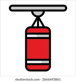 Elemento del icono del bolso de perforación para el diseño