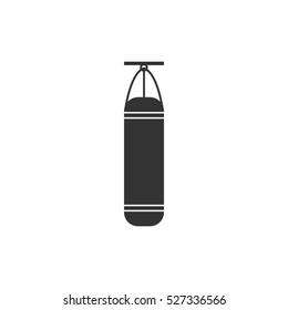 Icono de saco de punzonado plano. Símbolo de signo vectorial aislado de ilustración