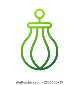 Punching bag icon gradient green colour sport illustration vector element and symbol perfect.