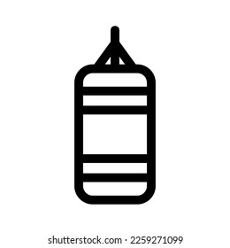 punching bag icon or logo isolated sign symbol vector illustration - high quality black style vector icons