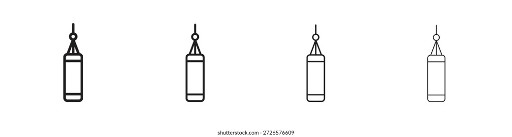 Saco de perfuração ícone definir vetores eps10. ilustração, símbolo de símbolo de logotipo modelo pictograma