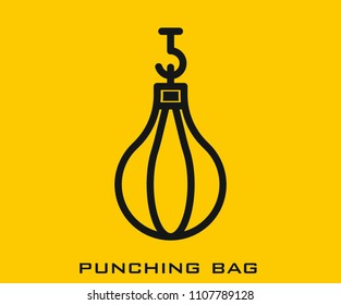 Punching Bag Icon Signs