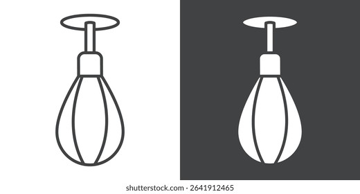 punching bag icon symbol illustration logo