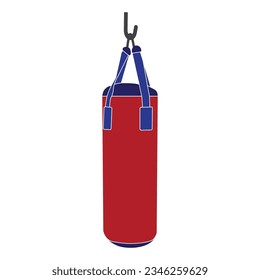 Punching bag icon vector illustration symbol design