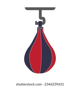 Punching bag icon vector illustration symbol design