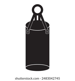 punching bag icon vector illustration logo design