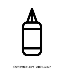 Punching Bag Icon Vector Symbol Design Illustration