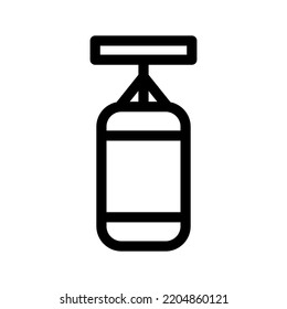 Punching Bag Icon Vector Symbol Design Illustration