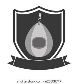 punching bag isolated icon