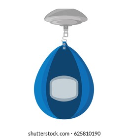 punching bag isolated icon