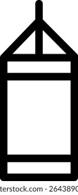 A punching bag is a sturdy training tool used in boxing, martial arts, and fitness to develop strength, technique, endurance, and coordination through repeated punches, strikes, and kicks.

