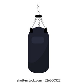 punching bag training gym icon