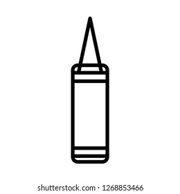  Punching bag vector icon