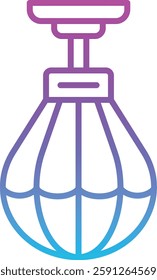 Punching Bag vector icon. Can be used for printing, mobile and web applications.