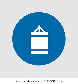  Punching ball icon. Editable  Punching ball icon for web or mobile.
