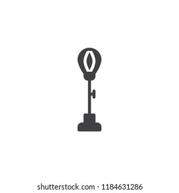 Punching Ball vector icon. filled flat sign for mobile concept and web design. Standing punching ball simple solid icon. Symbol, logo illustration. Pixel perfect vector graphics