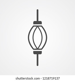 Punching ball vector icon sign symbol