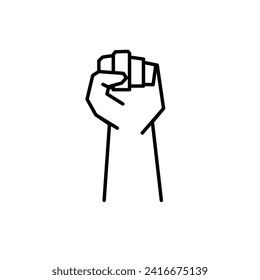 Elemento de diseño de iconos de logotipo de mano de punzonado