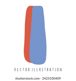 punching sand bag vector illustration