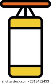 punching Vector illustration on a transparent background. Premium quality symmbols. Line Color vector icons for concept and graphic design.