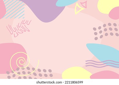 Punchy art pastels vector abstract background texture design