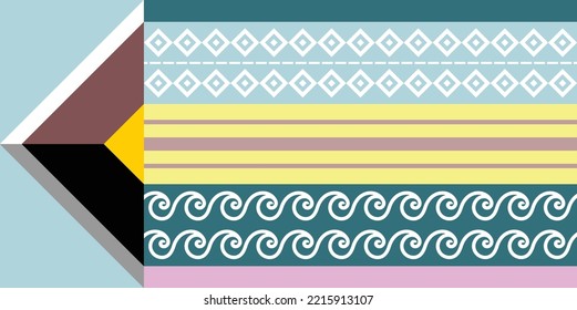 Punchy Colorful Geometric pattern Abstract Vector Stock, a simple background design