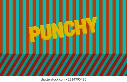 Punchy Green and Brown Striped Mattress, Stripes, Pattern, backgrounds With 3d Text. Eps10 Vector