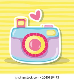 Punchy pastel camera