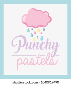 Punchy pastel concept