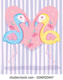 Punchy pastel flemish and fruits