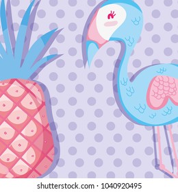 Punchy pastel flemish and fruits