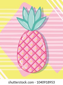 Punchy pastel pineapple fruit