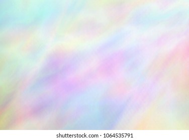 Punchy pastel trendy background. Holographic Foil. Wonderful magic retro 80s, 90s background. Very beautiful iridescent  wallpaper. Chameleon paper