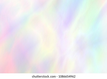 Punchy pastel trendy background. Magic wallpaper. Holographic Foil. Fantasy retro 80s, 90s. Very beautiful iridescent wall. Rainbow texture.