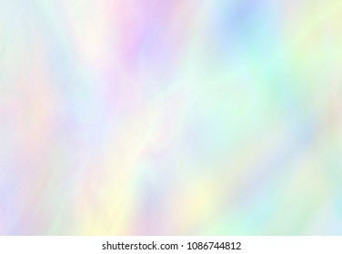 Punchy pastel trendy background. Magic wallpaper. Holographic Foil. Fantasy retro 80s, 90s. Very beautiful iridescent wall. Rainbow texture.
