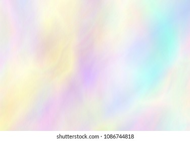 Punchy pastel trendy background. Magic wallpaper. Holographic Foil. Fantasy retro 80s, 90s. Very beautiful iridescent wall. Rainbow texture.
