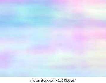 Punchy pastel trendy colors. Holographic Foil. Wonderful magic background. Retro 80s, 90s background. Very beautiful iridescent  wallpaper