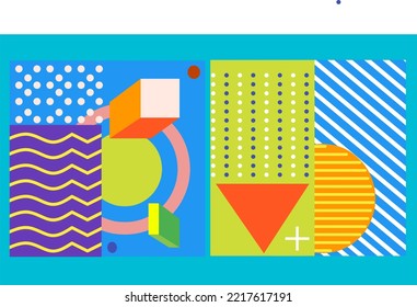 Punchy vectors of abstrack illustration 
