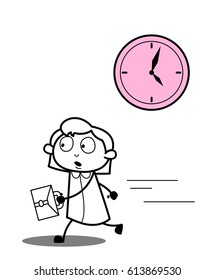 Punctual Employee Getting Late for Office