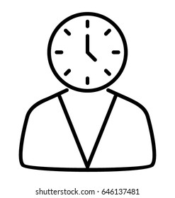 Punctual Line Vector Icon