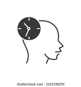 Punctuality icons  symbol vector elements for infographic web