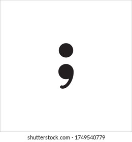 punctuation icon vector design template