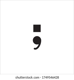 punctuation icon vector design template