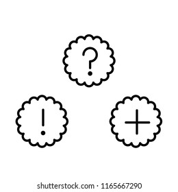 punctuation line icon