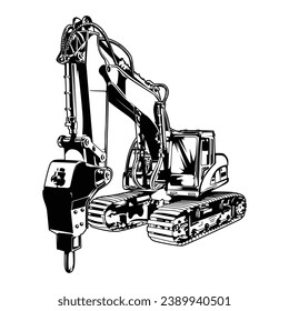 puncture car drawing vector illustration