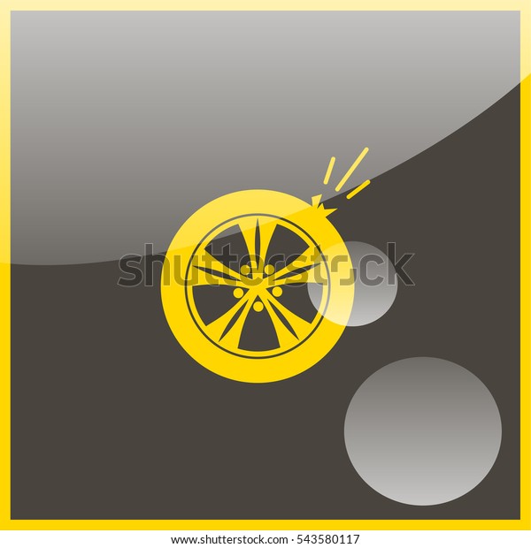 Puncture wheel\
icon.
