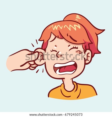 Punished girl